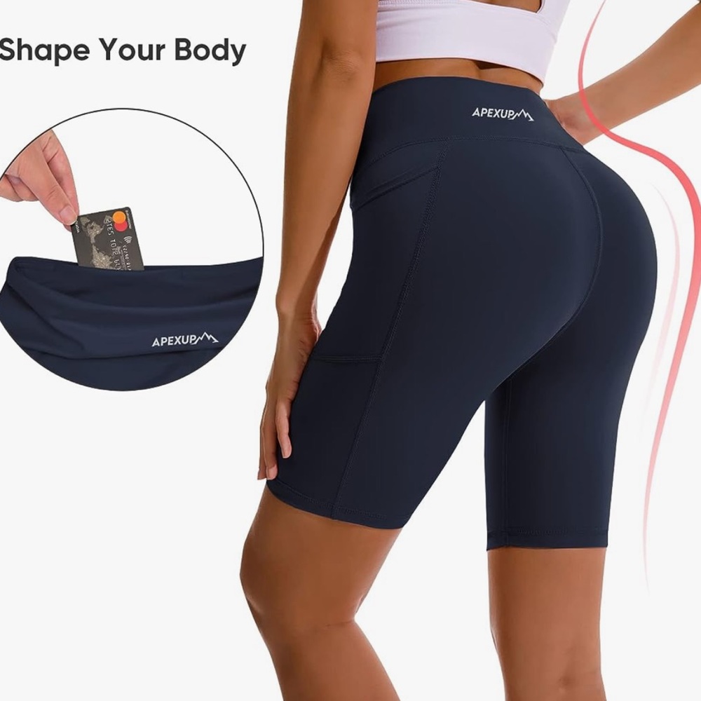 APEXUP 2-Pack Yoga Shorts